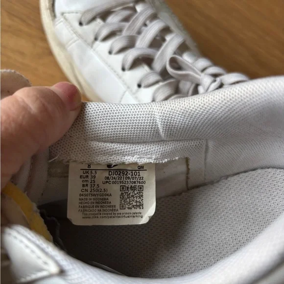 Nike platform sneakers womens 8 - Picture 6 of 7